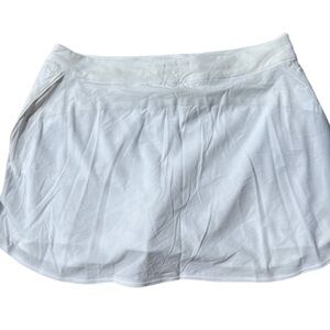 Outdoor Voices White Exercise Skort with Built-In Liner - Size XL